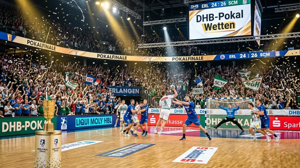 DHB-Pokal Final Four – Handball-Teams im K.o.-Duell vor begeistertem Publikum