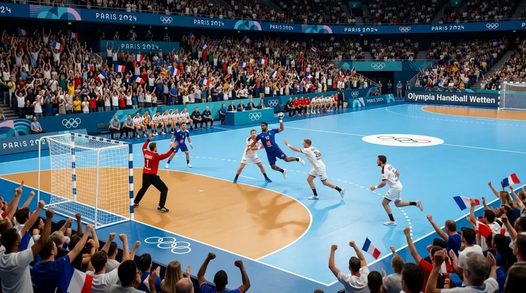 Olympisches Handball-Turnier – Nationalteams spielen unter den olympischen Ringen