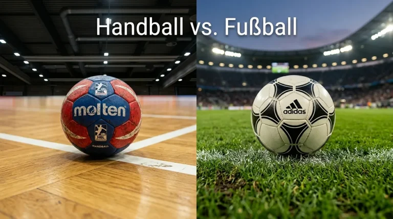 Handball und Fußball nebeneinander – Vergleich zweier Sportwetten-Welten