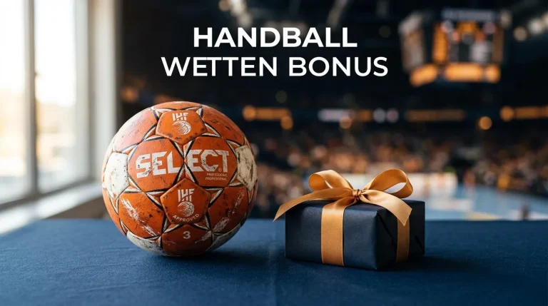 Handball und symbolisches Bonus-Geschenk – Willkommensbonus für Sportwetten
